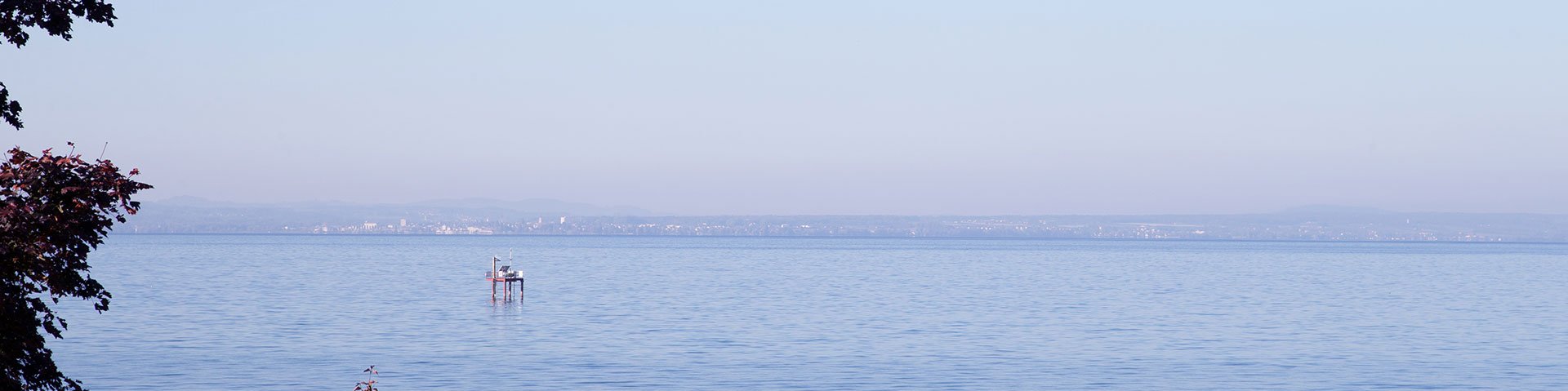 Aussicht auf den Bodensee vom Hotel Seeperle aus