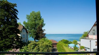 Blick auf den Bodensee vom Hotel Seeperle aus 