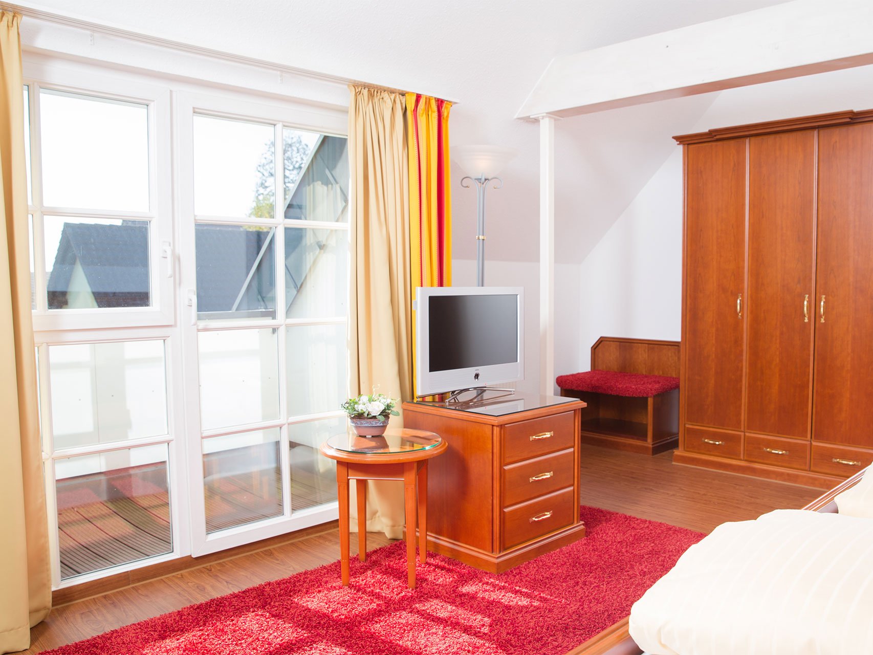 Doppelzimmer Kategorie 1 des Hotels Seeperle am Bodensee.