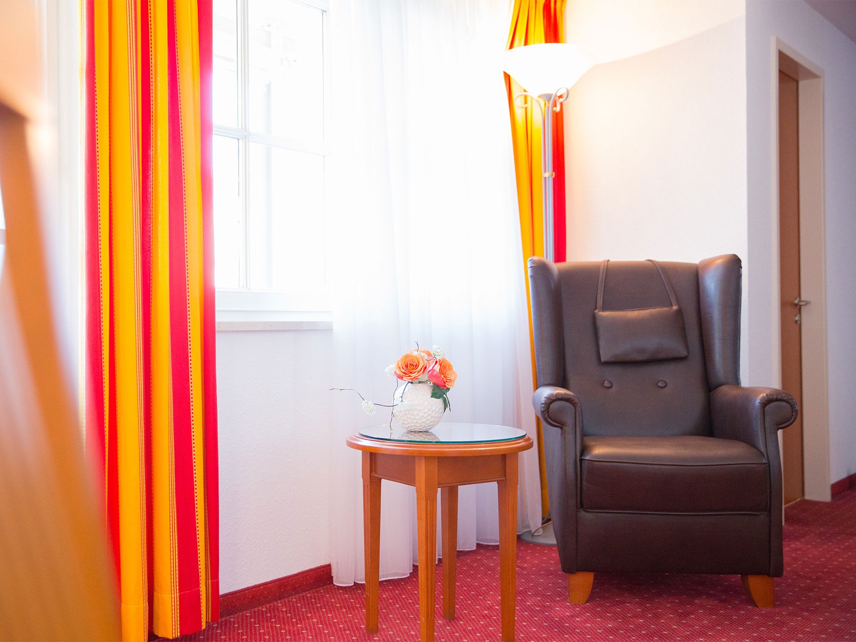 Junior-Suite zur Seeseite des Hotels Seeperle am Bodensee.